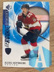 2020-21 Upper Deck SP Rookie Authentics Blue Aleksi Heponiemi #121 RC